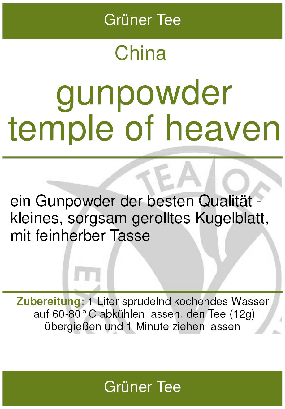 gunpowder temple of heaven