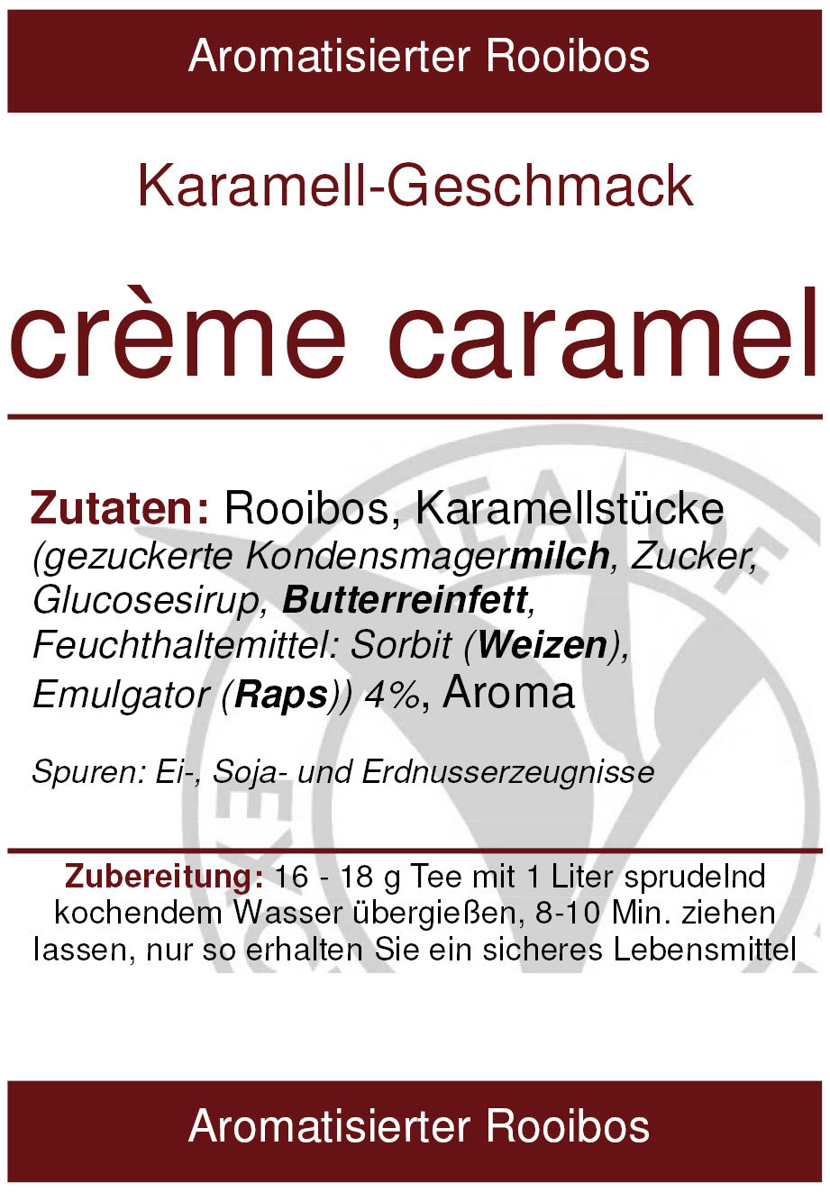 Rooibos Crème Caramel
